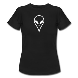 Scharzes Shirt mit Alien Shop