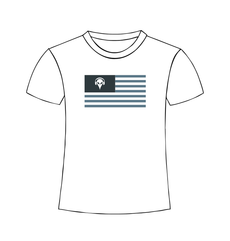 USA Alien Flag Shirt