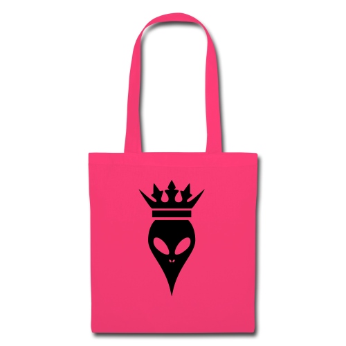 Coole Design Tasche Pink mit Alien König und Krone Shop