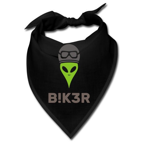 Biker Alien Shop Black Bandana