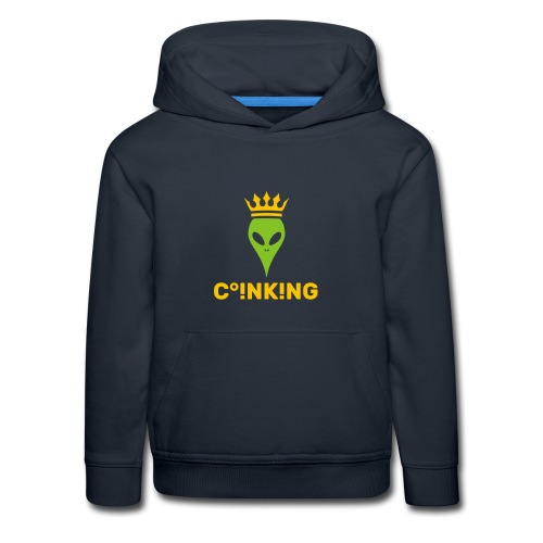Coin King Alien - Stock Exchange, Crypto Coins Blockchain - Alien Head with Crown - Men & Women, Girls & Boys, Hoodie, Unisex, Top, T-Shirt, Mousepad, Shirt, Cryptocurrency, Stocks, Investing, Trading, Shares, Mens Hoodie