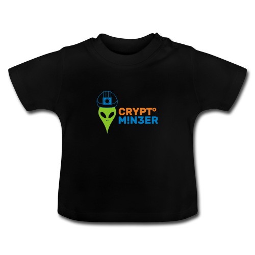 Crypto Miner Alien Baby Organic T-Shirt