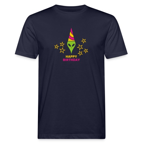 Happy Birthday Sweatshirt Men - Funny Gifts Shop - Alien Shirt | Extraterrestrial Alien & UFO Designs - Clothes and Accessories