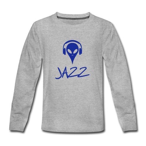 Jazz Music Alien - Underground Music Planet Alien Longsleeve Shirt