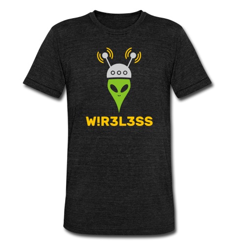 Wireless Alien Design,Religion, Spirituality,Planet Aliens, for Women, Men, Girls, Boys,Alien Head,Cap, Pillow, Polo, Unisex, Baseball, Hoodie, Top, T-Shirts, Mousepads online Shop,Humans and Extraterrestrial Beings, Existence of Extraterrestrial, Discovery of Life, Music, DJ, Electronic Music, Techno, House, Dance, Club, Sound - T-Shirt Black