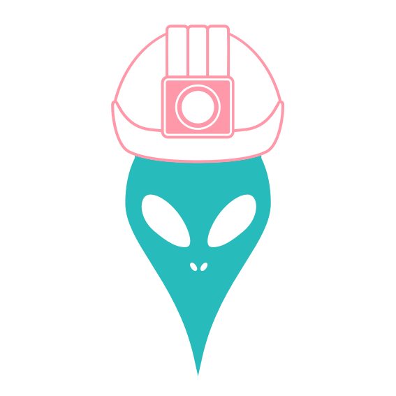 Alien Pullover kaufen Motive Design Style Shop Pink Retro 80er Handwerker