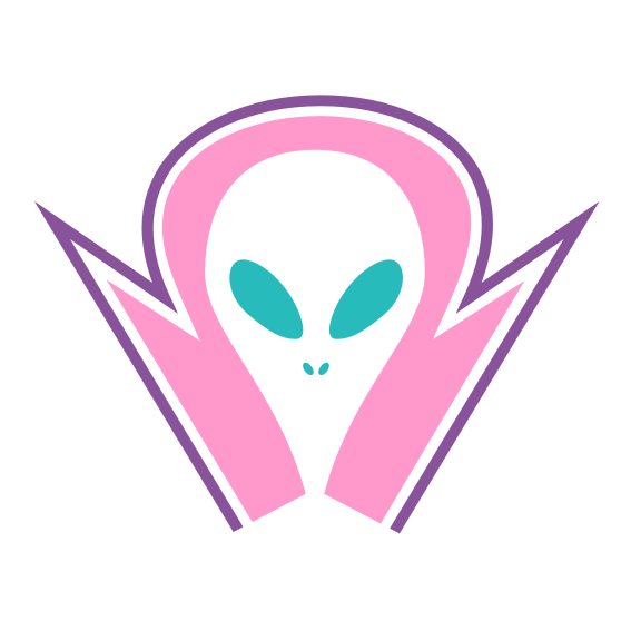 Alien Pullover kaufen Motive Design Style Shop Pink Retro 80er Alien-Lord