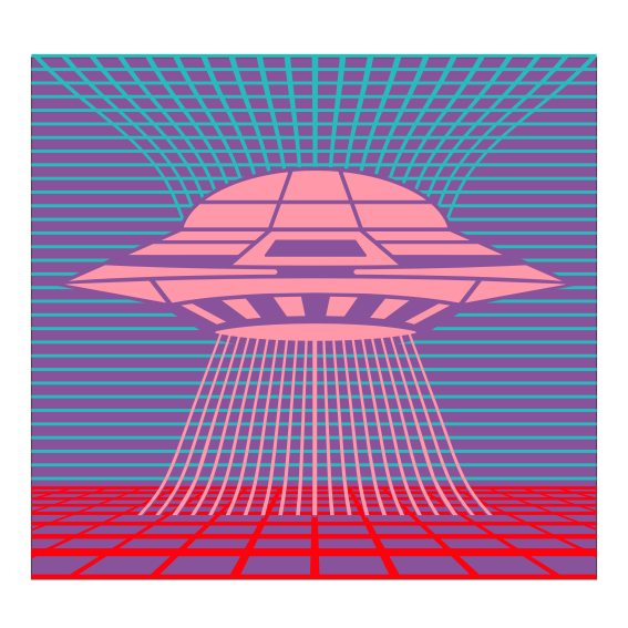 Alien Pullover kaufen Motive Design Style Shop Pink Retro UFO