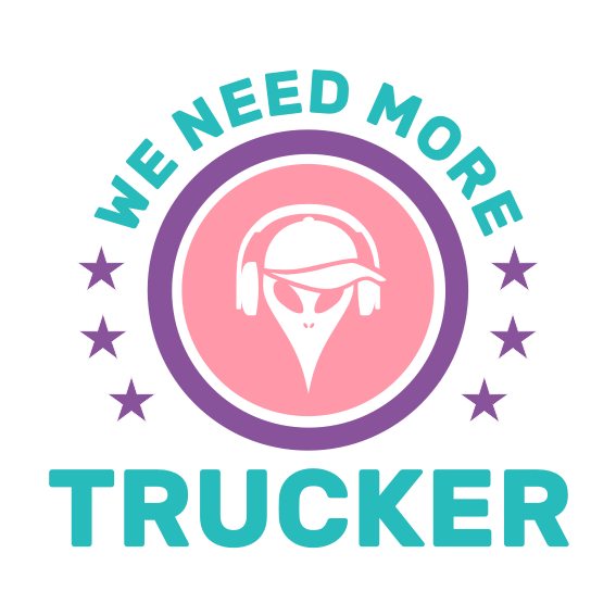 Alien Pullover kaufen Motive Design Style Shop Retro Pink Trucker