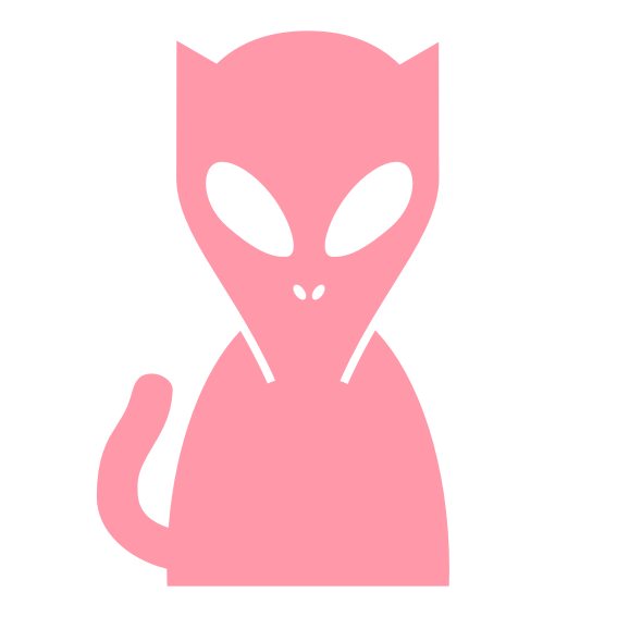 Alien T-Shirt kaufen im Shop Motive und Charaktere Designs Styles Katze