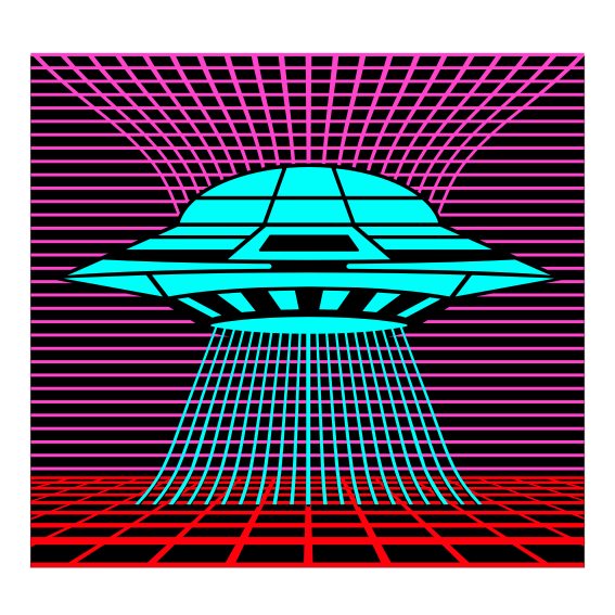 Alien T-Shirt kaufen im Shop Motive und Charaktere Designs Styles Retro Style UFO Vintage