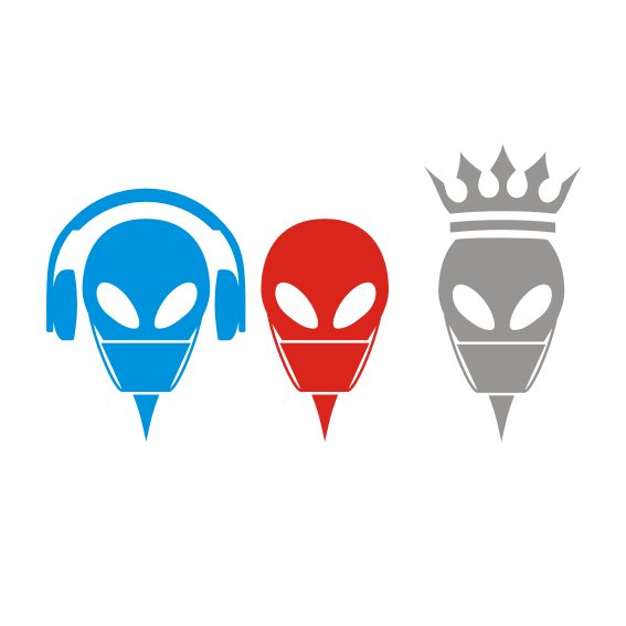 Alien Caps und Mützen Motive Design Style Aliens und UFOs Maske Alien Virus